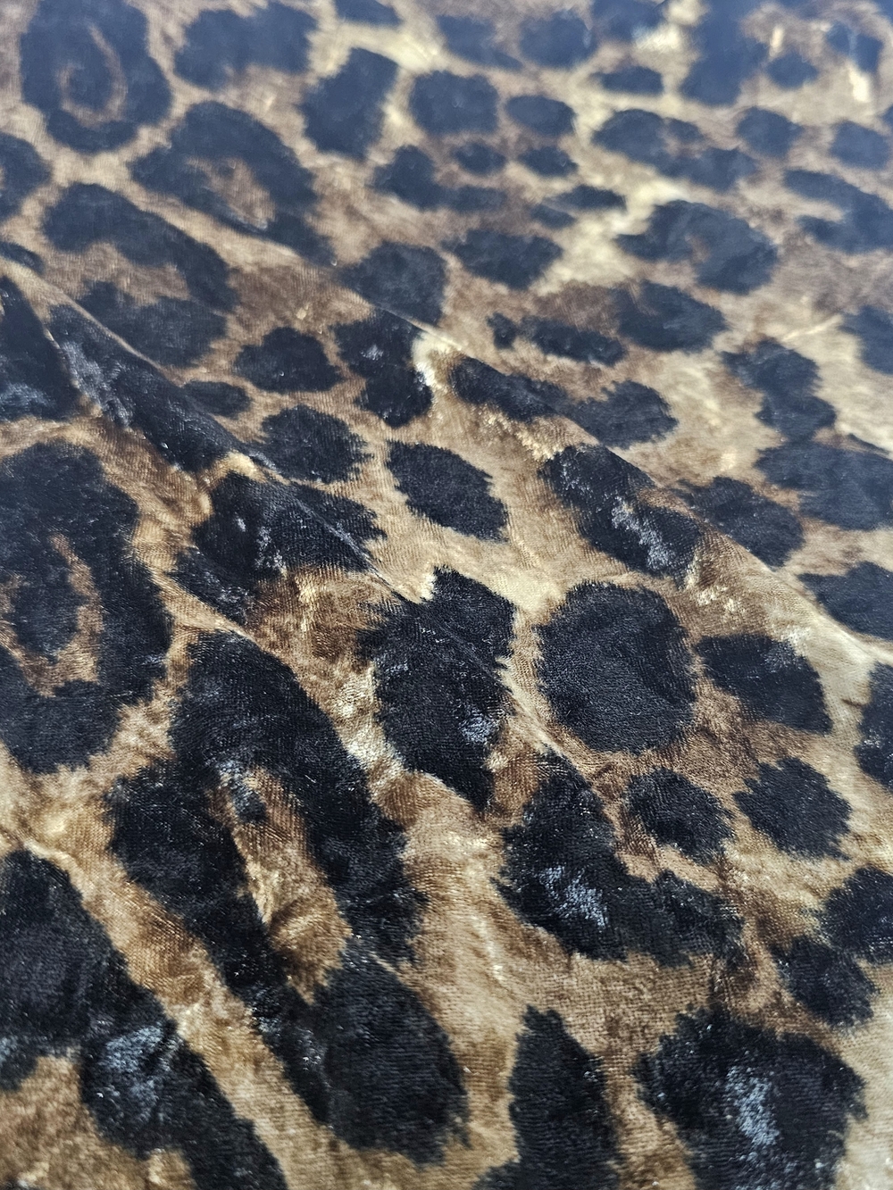 Y2K Akira Leopard Bodycon Size M Mini Dress Velvet Animal Print Whimi Cowl Neck - Picture 12 of 12